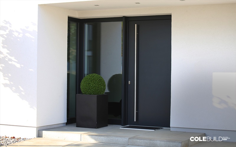 Front porch of newly renovated house