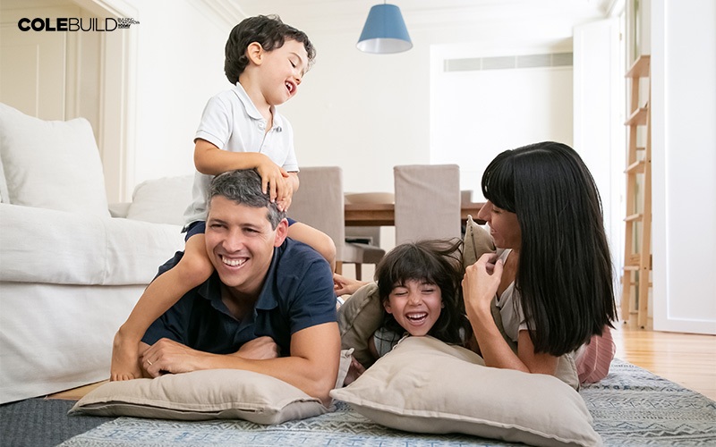 PR family living in a landed house in Singapore