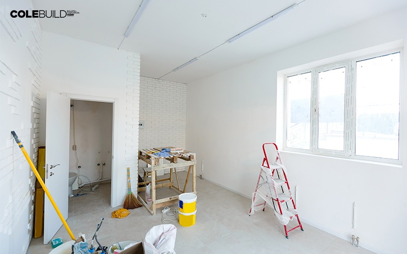 Interior room under renovation